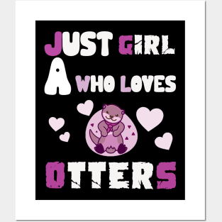 Otter gifts for otter lovers ,her Otter half Posters and Art